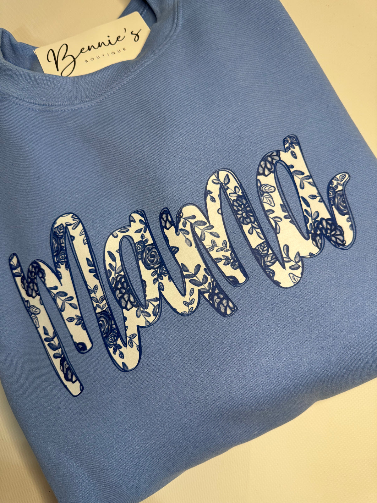 Blue Chinoiserie Mama