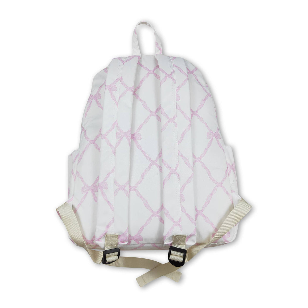 Pink bow duffel bag