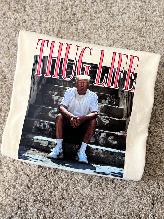 Comfort Colors Ivory Thug Life Tshirt