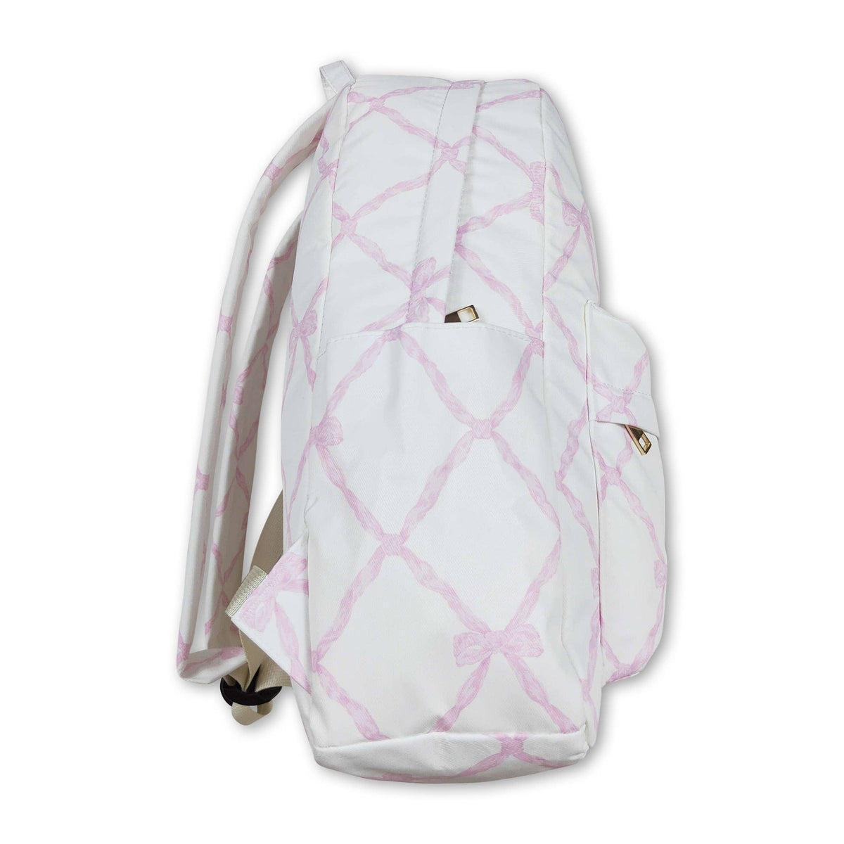 Pink bow duffel bag